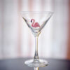 Cocktail glas flamingo miljøbillede