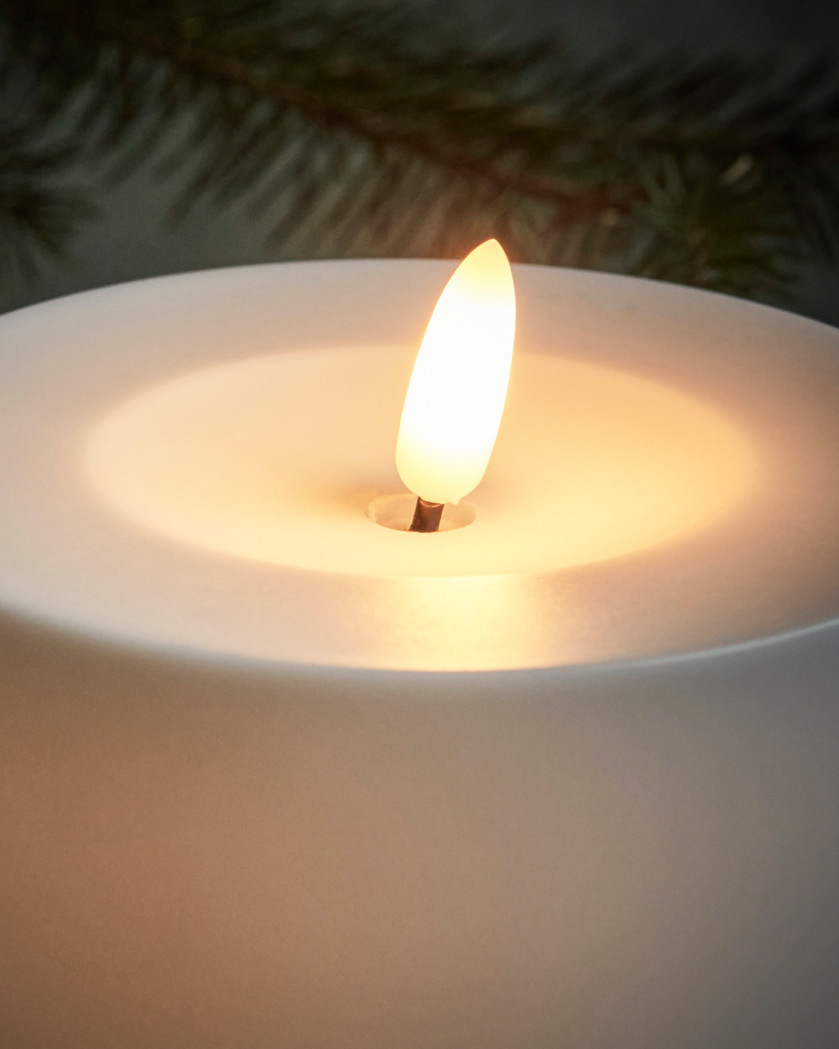 Nærbillede af flamme