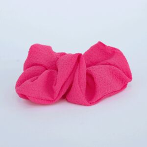 Plain pink scrunchie