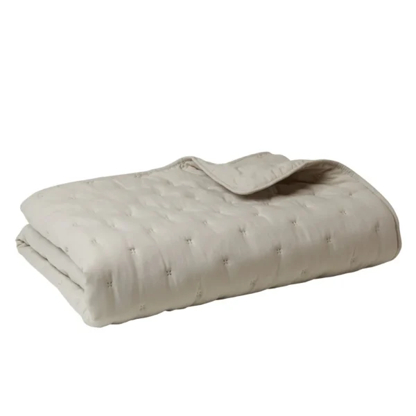 Quilt i beige 130x170 cm.