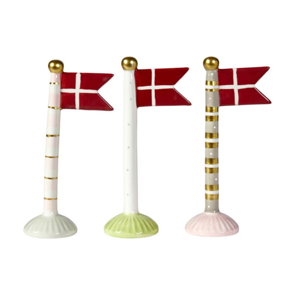 Shopbillede 9x6x19 cm. stor flag