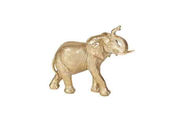 Shopbillede elefant lille i guld