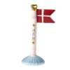 Shopbillede flag mor blå fod:lilla striber 14 cm.