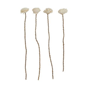 Sola blomst stilk 4 ass D6x30-40 cm.