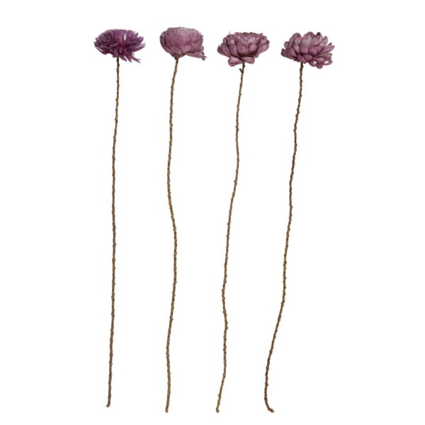 blomst i lilla 10x70 cm. 4 ass